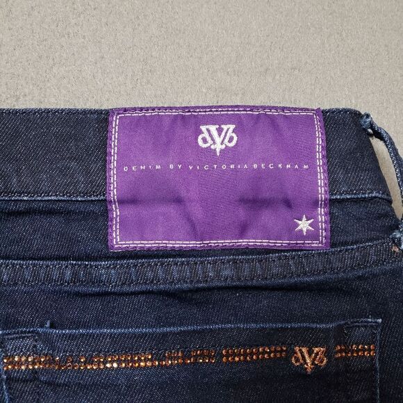 DENIM by VICTORIA BECKHAM 32 embellished jeans DVB - Picture 11 of 15